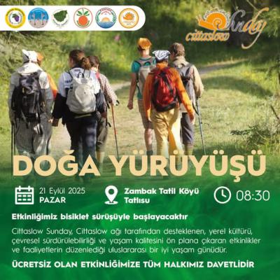 DOĞA YÜRÜYÜŞÜNE DAVETLİSİNİZ!